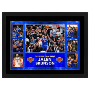 Basketball - Jalen Brunson New York Knicks NBA FINALS MVP Framed Pre Print