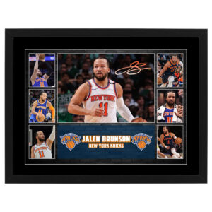 Basketball - Jalen Brunson New York Knicks Framed Pre Print