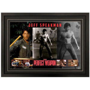 Jeff Speakman - "The Perfect Weapon" Signed & Framed Display 2