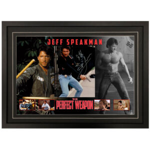 Jeff Speakman - "The Perfect Weapon" Signed & Framed Display 3