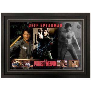 Jeff Speakman - "The Perfect Weapon" Signed & Framed Display 4