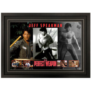 Jeff Speakman - "The Perfect Weapon" Signed & Framed Display 5