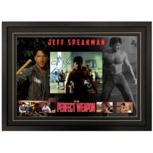 Jeff Speakman - "The Perfect Weapon" Signed & Framed Display 6