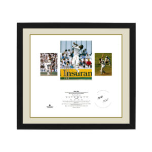 Cricket - Kapil Dev Signed & Framed Lithograph