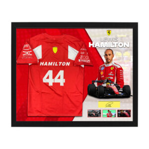 Formula 1 - Lewis Hamilton Ferrari Team Shirt Display