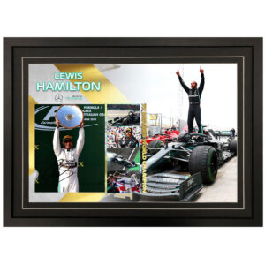 Formula 1 - Lewis Hamilton Signed & Framed 8x10 Photo Display