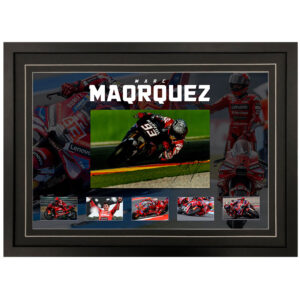 MOTO GP - Marc Marquez Signed and Framed 8x12 Photo Display