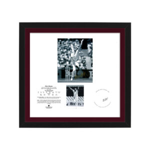 Cricket - Merv Hughes Signed & Framed Lithograph