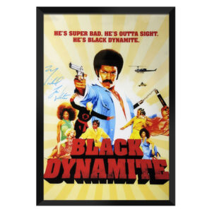 Black Dynamite – Michael Jai White Signed Canvas Movie Poster