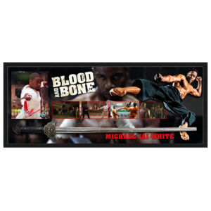 Blood & Bone – Michael Jai White Signed & Framed Sword Display