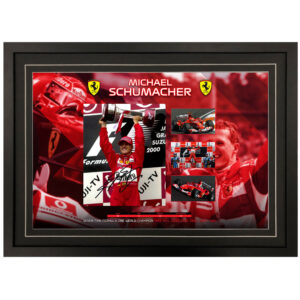 Formula 1 - Michael Schumacher Signed & Framed 8x10 Photo Display