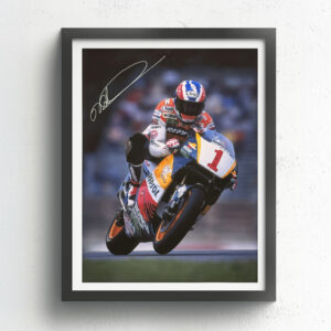 Mick Doohan - Moto GP Signed & Framed Canvas