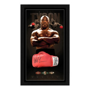 Mike Tyson Signed Everlast Red Boxing Glove (Beckett + Fiterman)