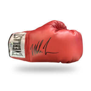 Mike Tyson Signed Everlast Red Boxing Glove (Fiterman)