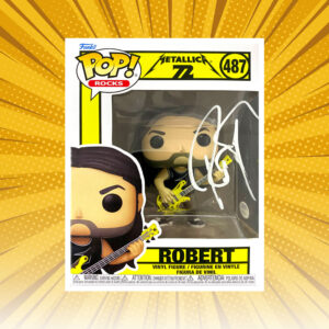 Robert Trujillo - "Metallica" #487 Autographed Funko Pop! Vinyl Figure (JSA)