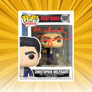 Michael Imperioli - "The Sopranos" Christopher Moltisanti #1521 Autographed Funko Pop! Vinyl (Beckett)
