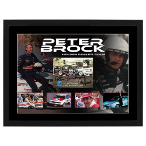 V8 Supercars - Peter Brock Signed & Framed 6x8 Holden Photo Display