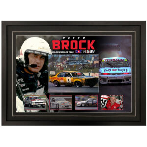 V8 Supercars - Peter Brock Signed & Framed 8x10 Holden Photo Display