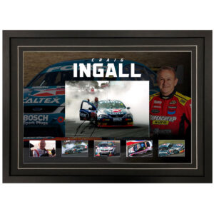 V8 Supercars - Russell Ingall Signed & Framed 8x12 Photo Display