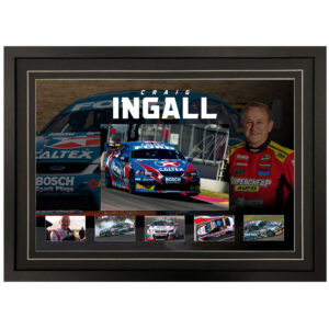 V8 Supercars - Russell Ingall Signed & Framed 8x12 Photo Display