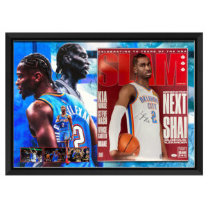 Basketball – Shai Gilgeous-Alexander Signed Framed OKC Thunder 16x20 Photo (JSA)