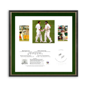 Cricket - Mark Taylor & Michael Slater Signed & Framed Limited Edition 'The Openers' Print