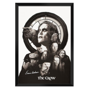 The Crow – Ernie Hudson Signed "The Crow" Canvas Movie Poster