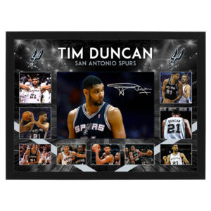 Basketball - TIM DUNCAN San Antonio Spurs Framed Large Photo Collage