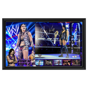 WWE - Rhea Ripley Signed & Framed 16x20 Photo Display (Fanatics)