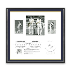 Cricket - William Brown & Arthur Morris Signed & Framed Limited Edition 'The Openers' Print