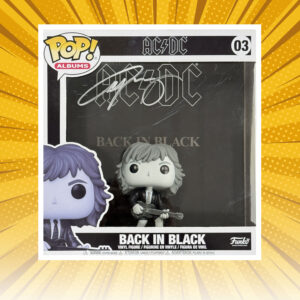 ACDC - "Back in Black" Angus Young #03 AUTOGRAPHED FUNKO POP! ALBUM