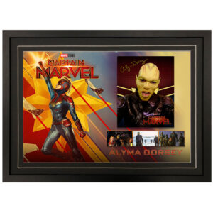 Captain Marvel - Alyma Dorsey Signed & Framed 8x10 Photo Display