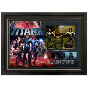 DC Titans - Alyma Dorsey Signed & Framed 8x10 Photo Display