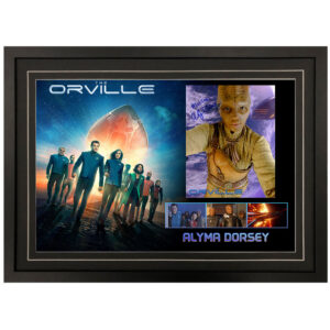 The Orville - Alyma Dorsey "Moclan" Signed & Framed 8x10 Photo Display
