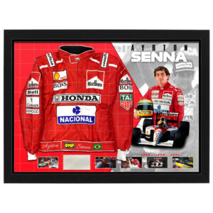 Formula 1 - Ayrton Senna Signed & Framed Racing Jacket