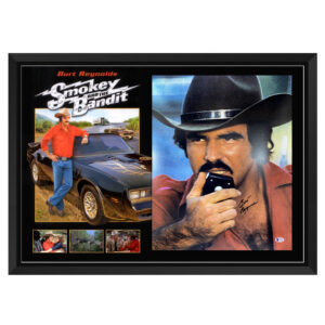 Burt Reynolds - "Smokey and the Bandit" Signed & Framed 16x20 Display (Beckett)