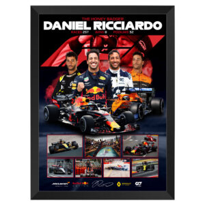 Formula 1 - Daniel Ricciardo Career Framed Large Photo Collage Vert
