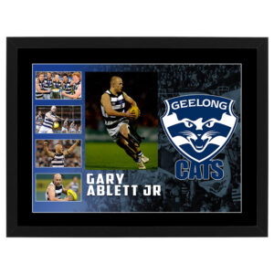 AFL - Geelong Cats "Gary Ablett Jr." Signed & Framed 6x8 Photo Display
