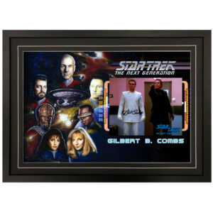 Gilbert B. Combs - "Star Trek: The Next Generation" Signed & Framed 8x10 Photo Display B