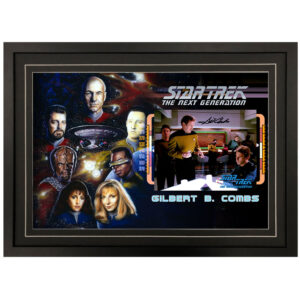 Gilbert B. Combs - "Star Trek: The Next Generation" Signed & Framed 8x10 Photo Display A