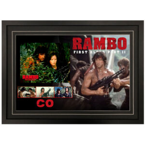 Rambo: First Blood Part II - "CO" Julia Nickson Signed & Framed 8x10 Photo Display