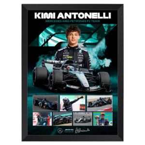 Formula 1 - Kimi Antonelli Mercedes Framed Large Photo Collage Vert
