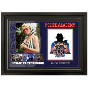 Police Academy - "Callahan" Leslie Easterbrook Signed & Framed 8x10 Photo Display B