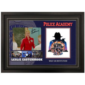 Police Academy - "Callahan" Leslie Easterbrook Signed & Framed 8x10 Photo Display C