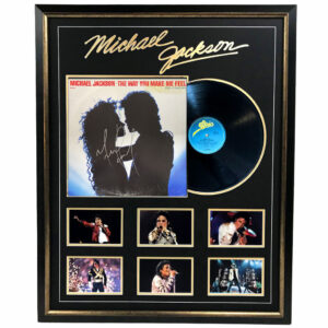 Music - Michael Jackson - The Way You Make Me Feel Signed & Framed Album