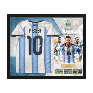 Soccer - Lionel Messi FIFA World Cup 2026 Shirt Display