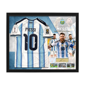 Soccer - Lionel Messi FIFA World Cup 2026 Shirt Display