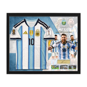 Soccer - Lionel Messi FIFA World Cup 2026 Shirt Display