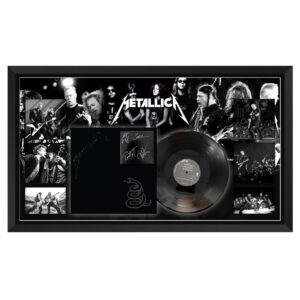 Music - Metallica The Black Album Signed & Framed Album Display