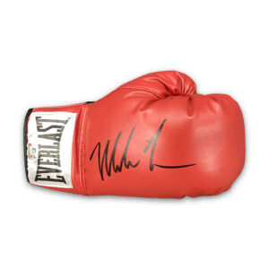 Mike Tyson Signed Everlast Red Boxing Glove (Fiterman)